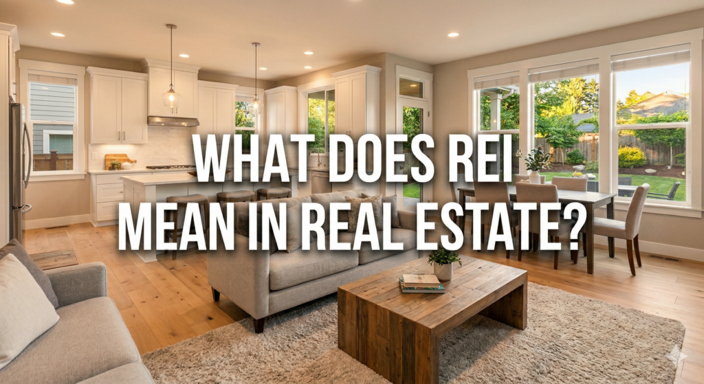 What Does REI Mean in Real Estate?